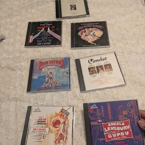 Vintage Broadway Musical CD Lot Phantom Gypsy Camelot Secret Garden + More